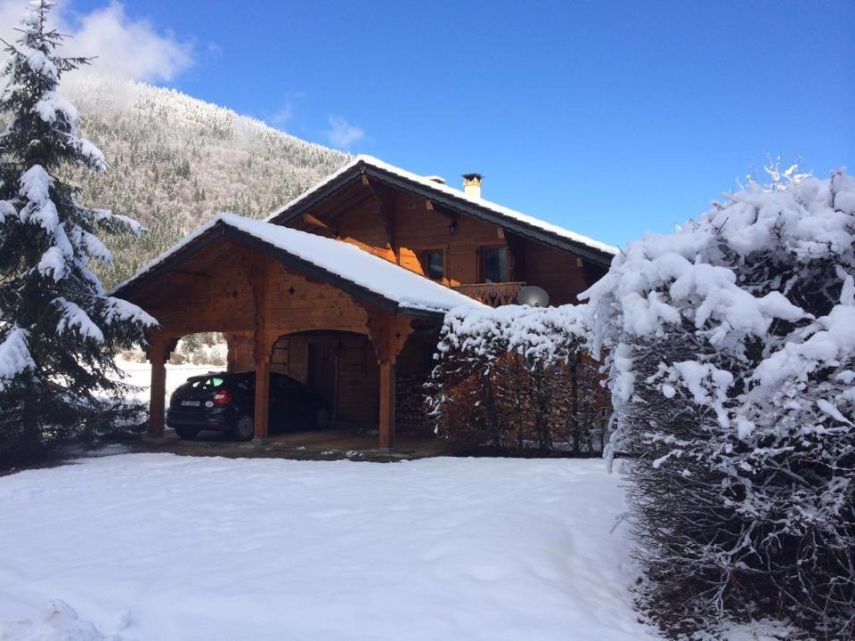 Chalet Olimon Saint-Jean-dʼAulps المظهر الخارجي الصورة