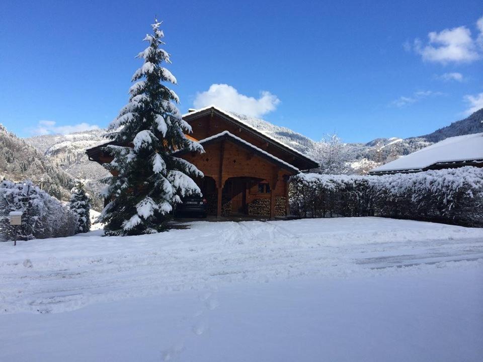 Chalet Olimon Saint-Jean-dʼAulps المظهر الخارجي الصورة