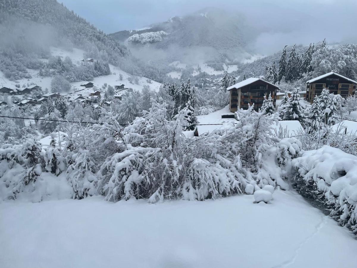 Chalet Olimon Saint-Jean-dʼAulps المظهر الخارجي الصورة